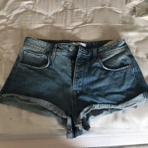 Zara denim shorts